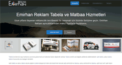 Desktop Screenshot of emirhanreklam.com