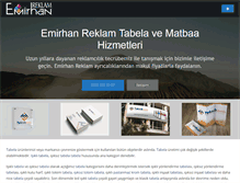 Tablet Screenshot of emirhanreklam.com